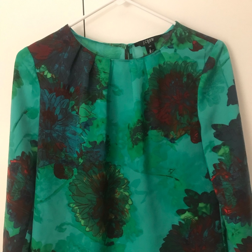 J. Crew floral blouse